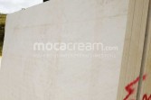 Moca Cream limestone cross-cut slabs