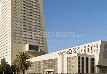 Central Bank of Kuwait - Moca Cream limestone