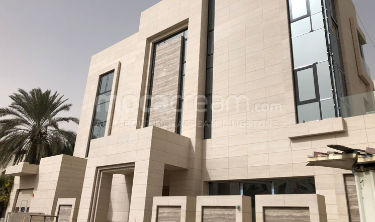 Moca Cream limestone - Villa in Kuwait