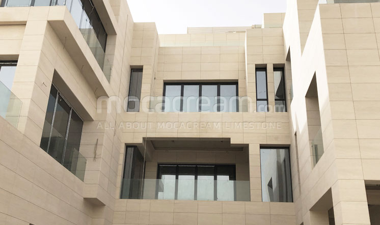 Moca Cream limestone - Villa in Kuwait