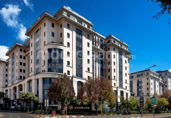 Moca Creme limestone cladding - Nedbank, South Africa