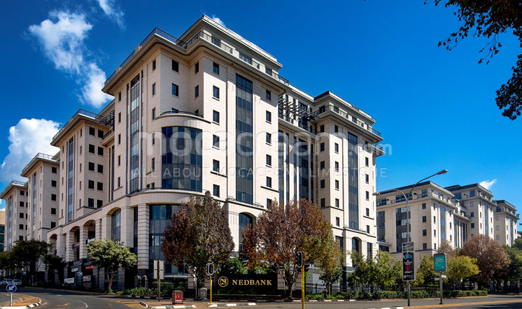 Moca Creme limestone cladding - Nedbank, South Africa