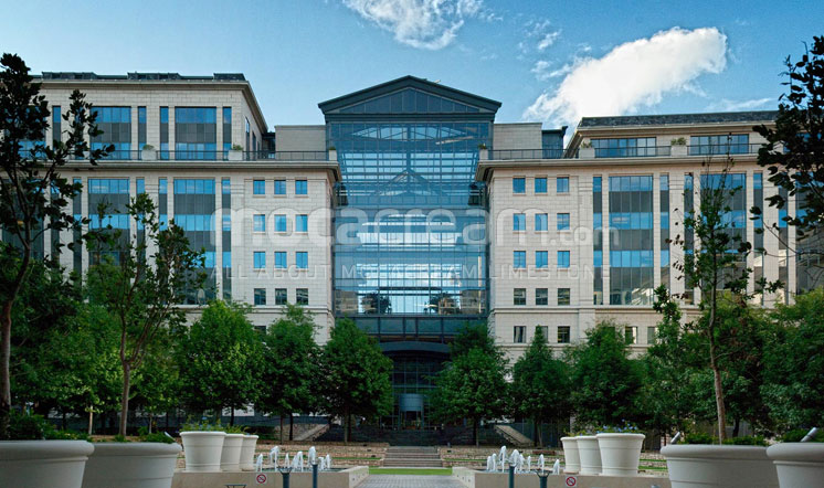 Moca Creme limestone cladding - Nedbank, South Africa