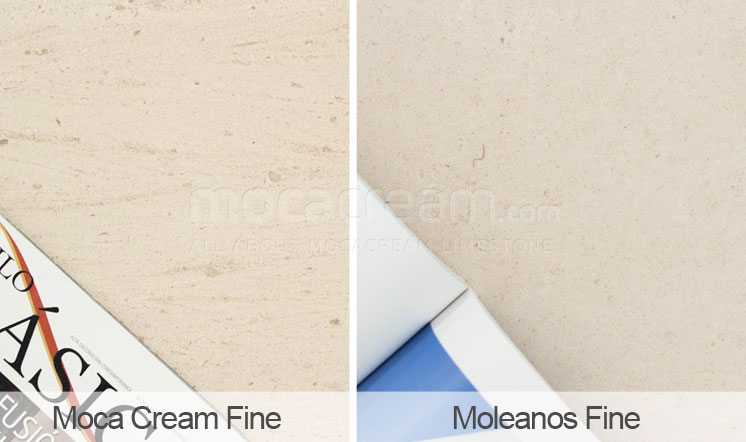 Moca Cream vs Moleanos - fine grain