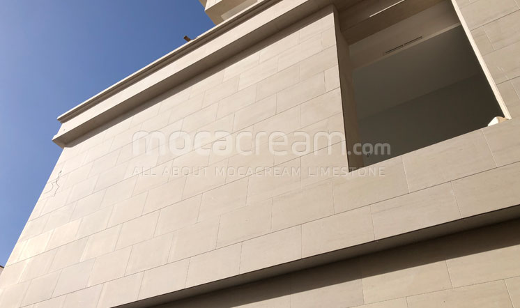Villa in Doha (Qatar) with Moca Cream limestone
